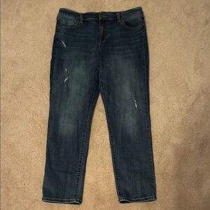 Liverpool Women's Dark Blue Straight Jeans